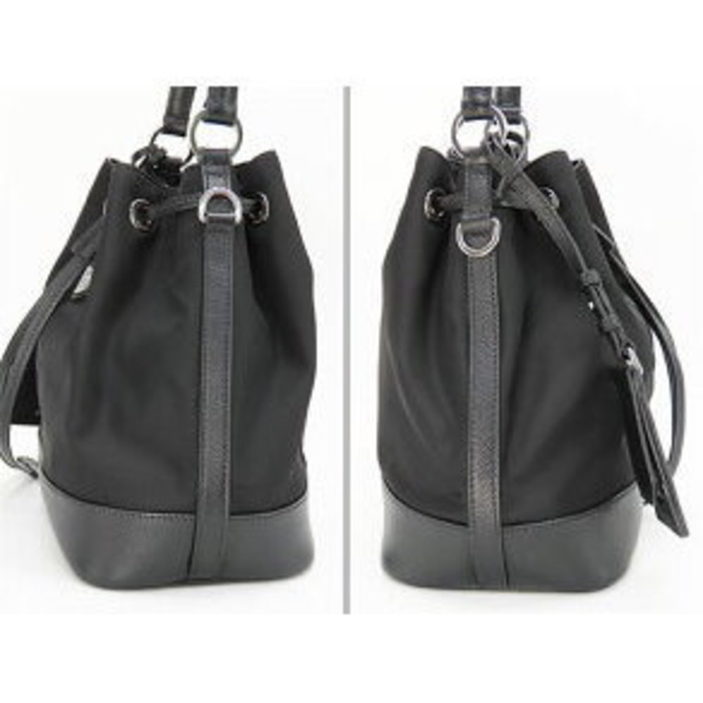 Prada Nylon Drawstring Bag Handbag Crossbody Poch… - image 3